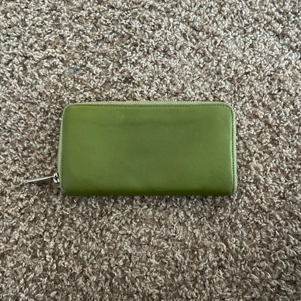 Green Leather Wallet